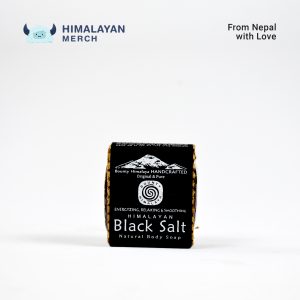 Organic Himalayan Handmade Soap –Black Salt